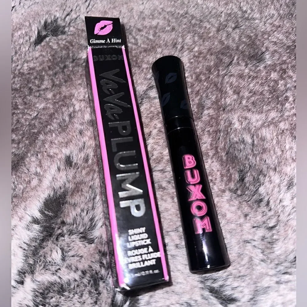 NIB BUXOM Va-Va Plump Shiny Liquid Lipstick in Gimme A Hint